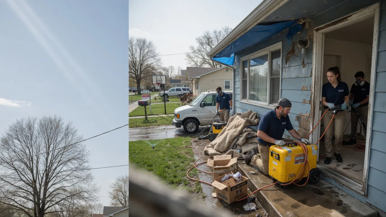 Basement Flood Cleanup in Saint Francisville, IL near me